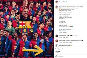 德科社媒晒海报祝贺巴萨夺冠：2025年第二冠，让我们争取更多！